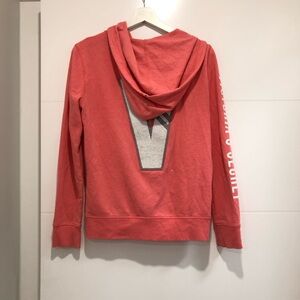 Victoria's Secret Pink Hoodie with Bold V Graphic